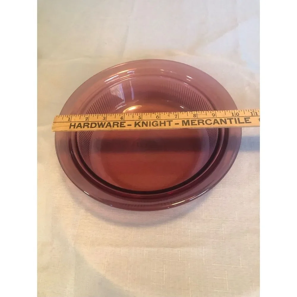 Corning Visions Cranberry 1.5‎ Qt And 1 QT Cookware With Matching Lids
